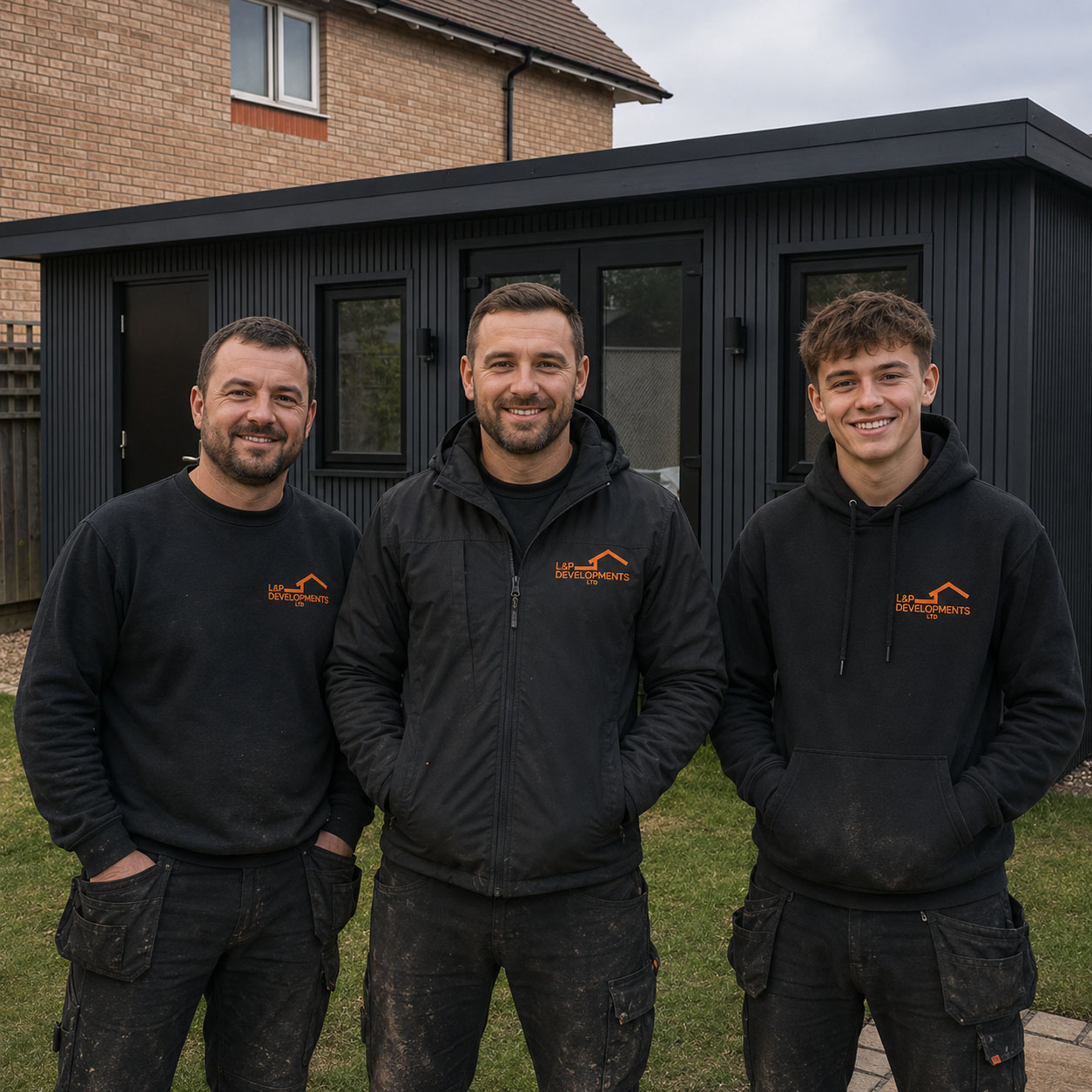 The L&P Developments team on site